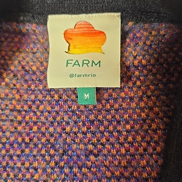Farm Rio Pineapple Cardigan Size M See Measurements For Sizing - Picture 9 of 11